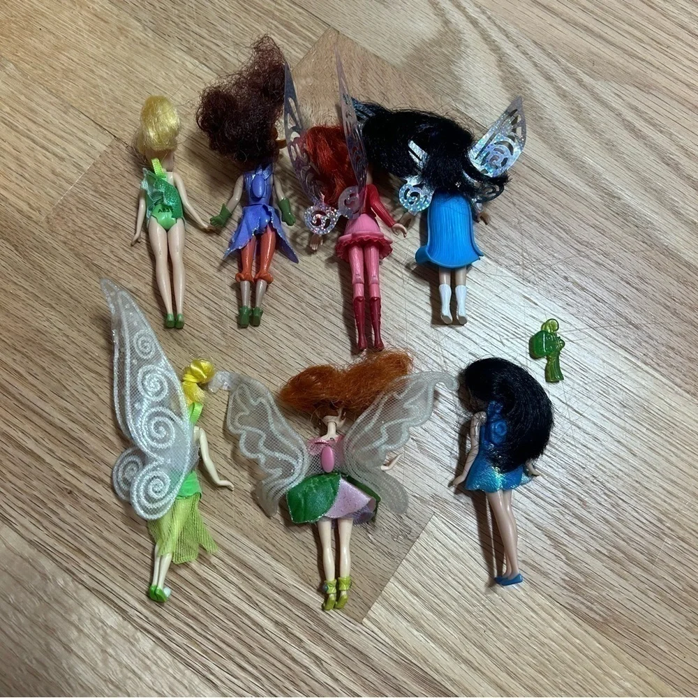 Disney Fairies Tinkerbell & Friends Pixie Hollow Bundle Lot Flutter Wings
